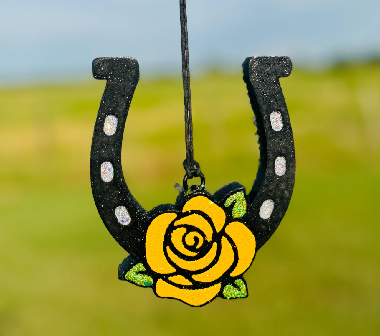 Horseshoe with Rose