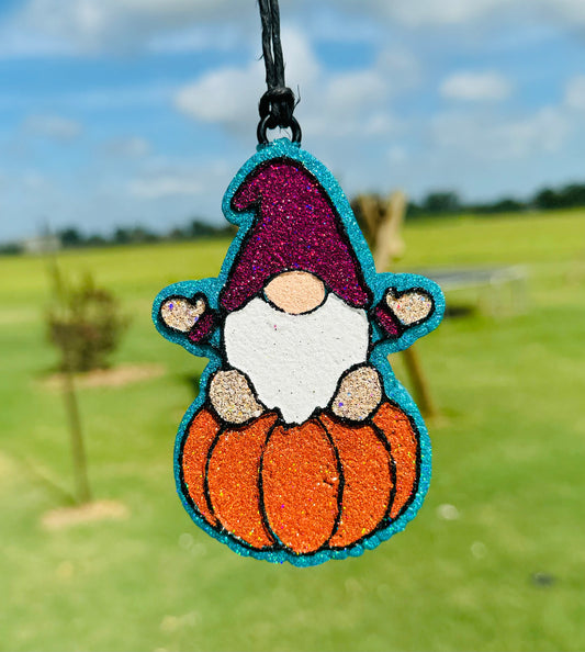 Gnome on Pumpkin- Fall Gnome