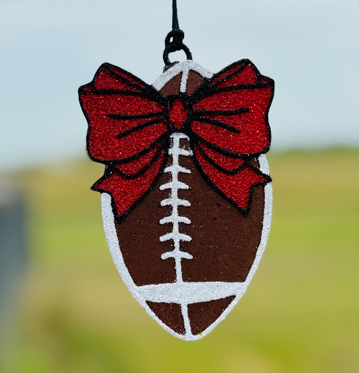 Football with bow