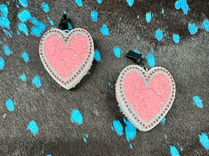 Crackle Western Heart Vent Clips- set of 2
