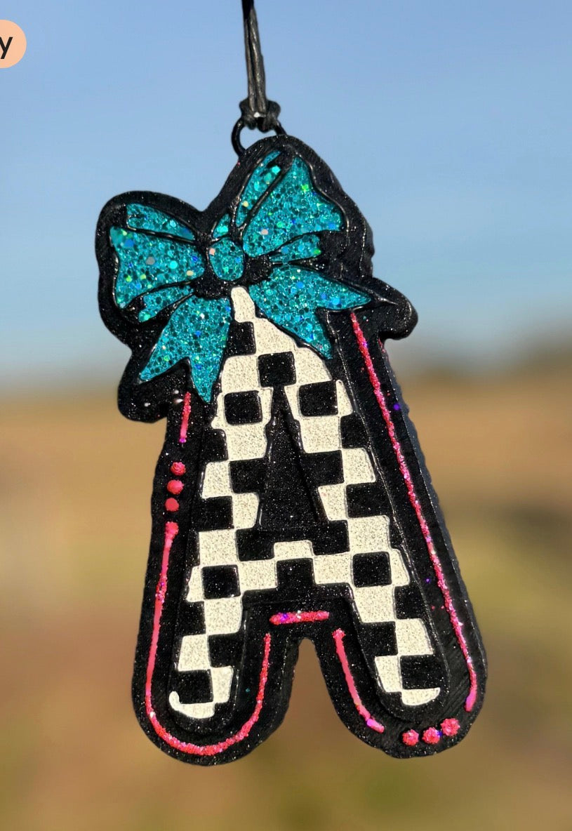 Checkered Letter A