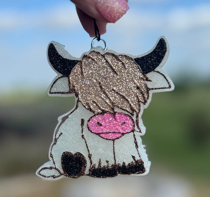 Highland Cow Full Body Vent Clips- Set of 2