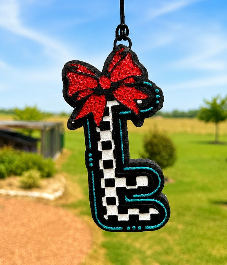 Checkered Letter E