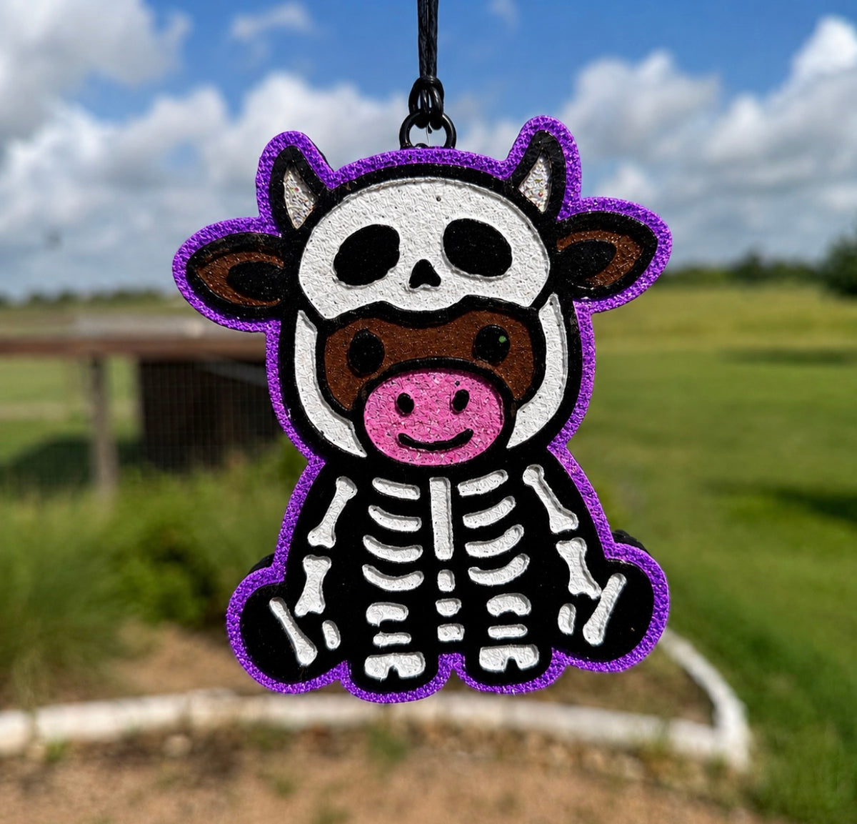 Halloween Skeleton Cow