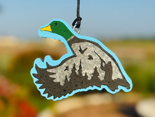 Mallard Duck with Hunter