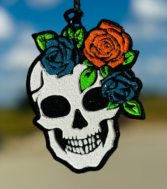 Skull with Roses