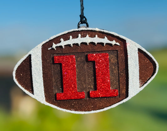 Football with Customizable Jersey Number (Personalized)
