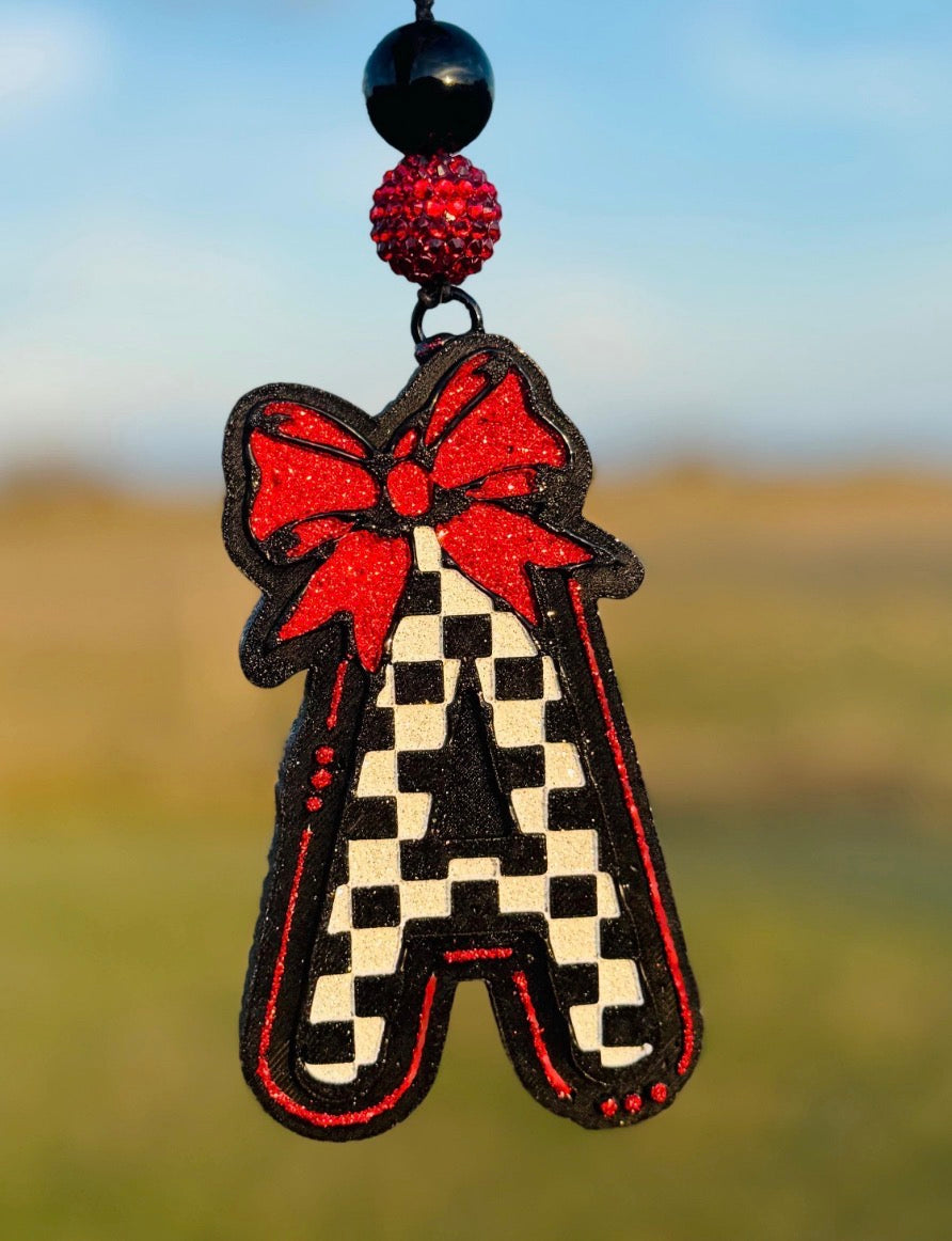 Checkered Letter A