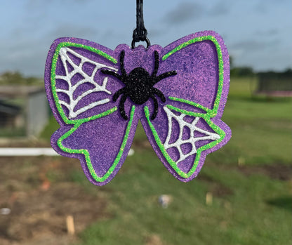 Halloween Spiderweb Bow