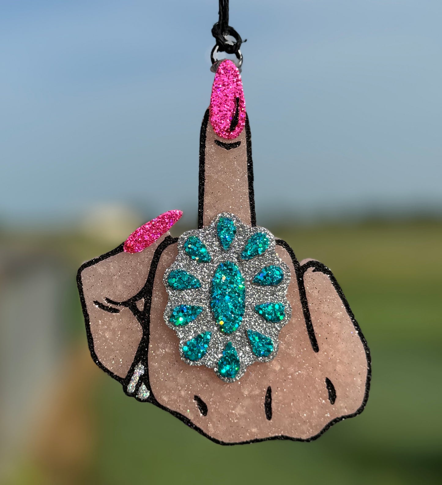 Glam Middle FInger
