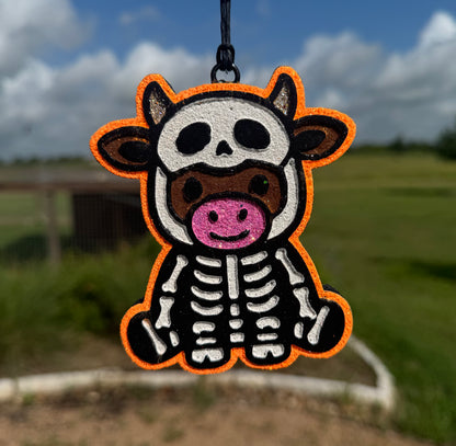 Halloween Skeleton Cow