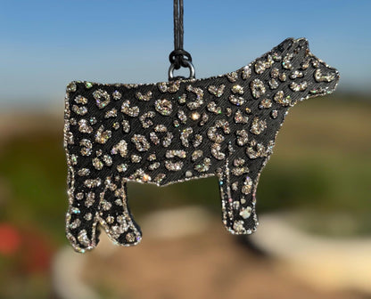 Show Steer with Leopard print