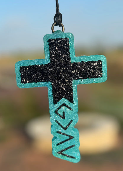 God is Greater than the Highs and Lows Cross