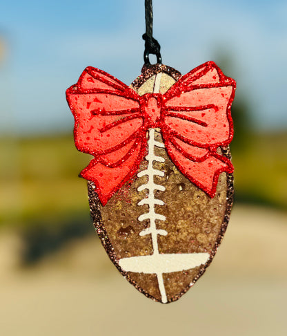 Football with bow