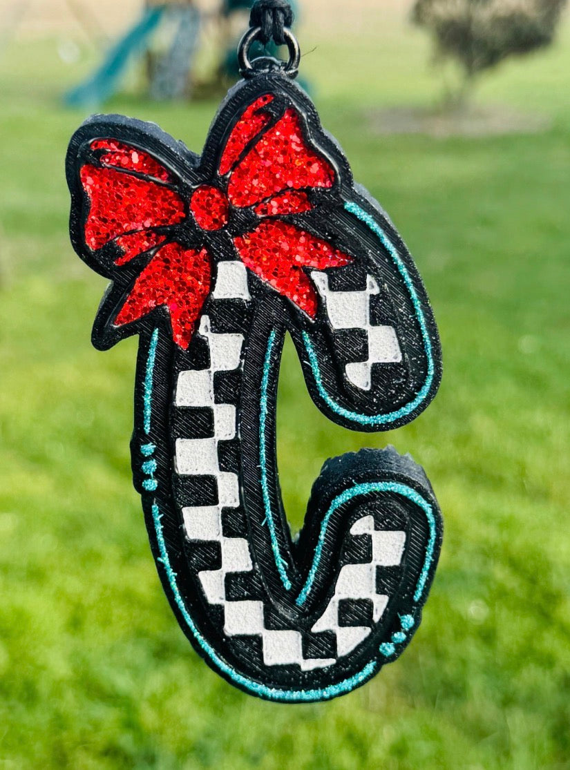 Checkered Letter C