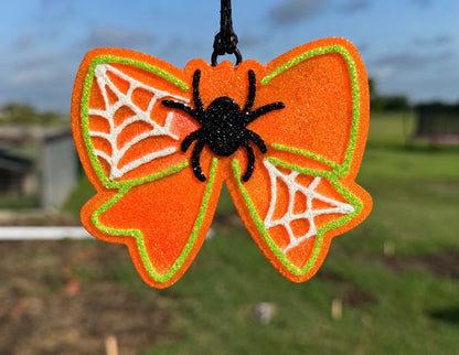 Halloween Spiderweb Bow