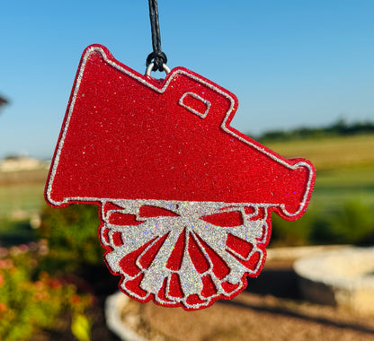 Cheer Megaphone with Pom Pom