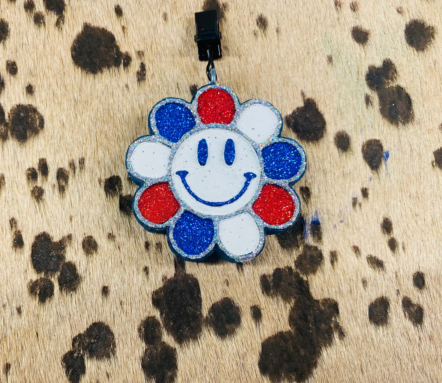 Smiley Flower Vent Clip- This is for 1 clip ONLY!