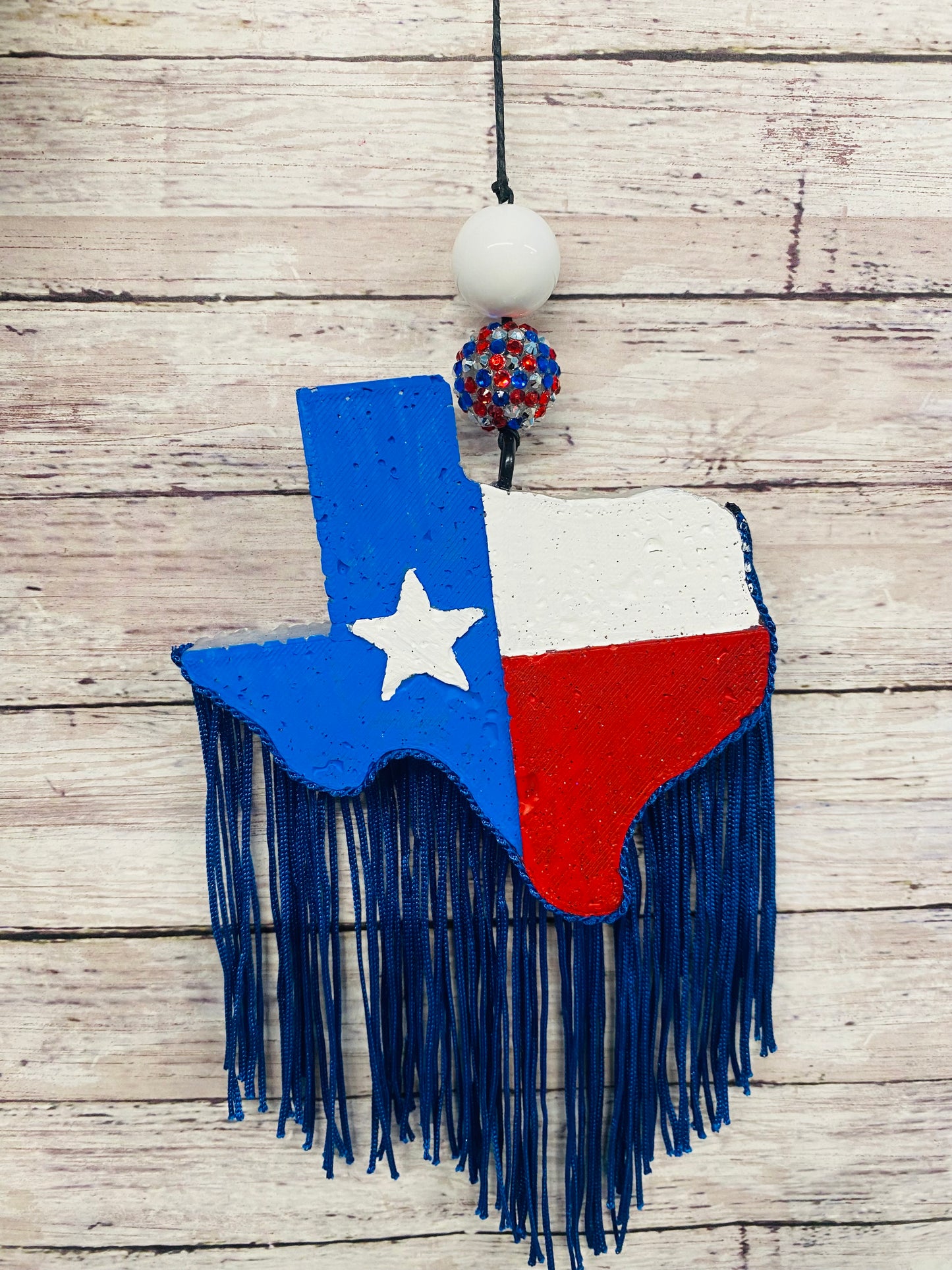 Texas with Flag