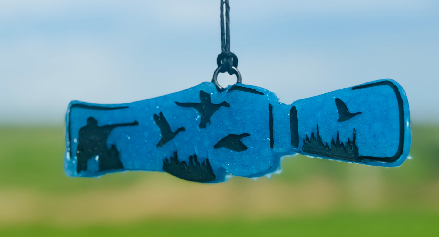 Duck Call with duck silhouettes