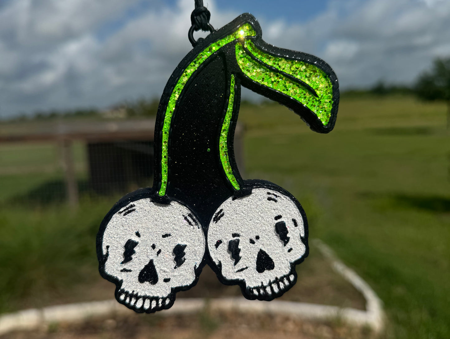 Skull Skeleton Cherries