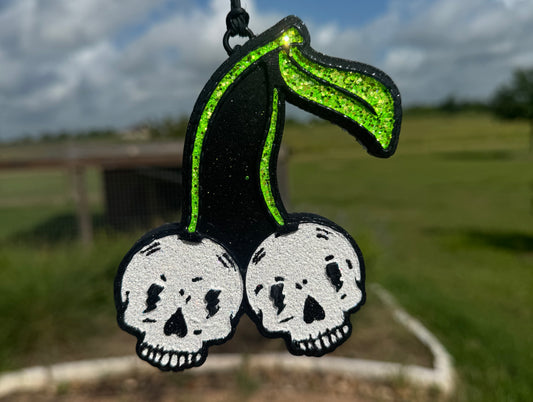 Skull Skeleton Cherries