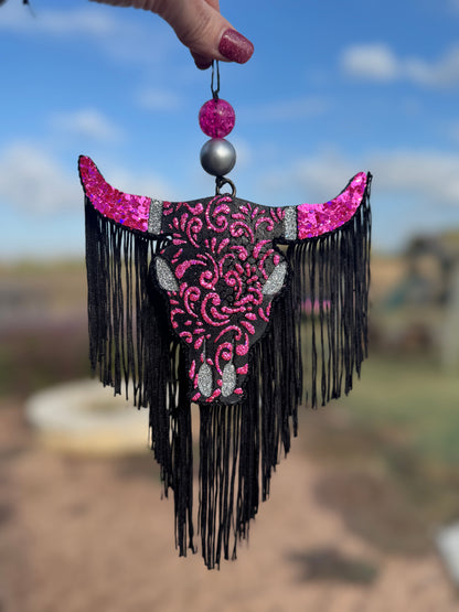 Aztec Bull (Large)  with Tooled Design