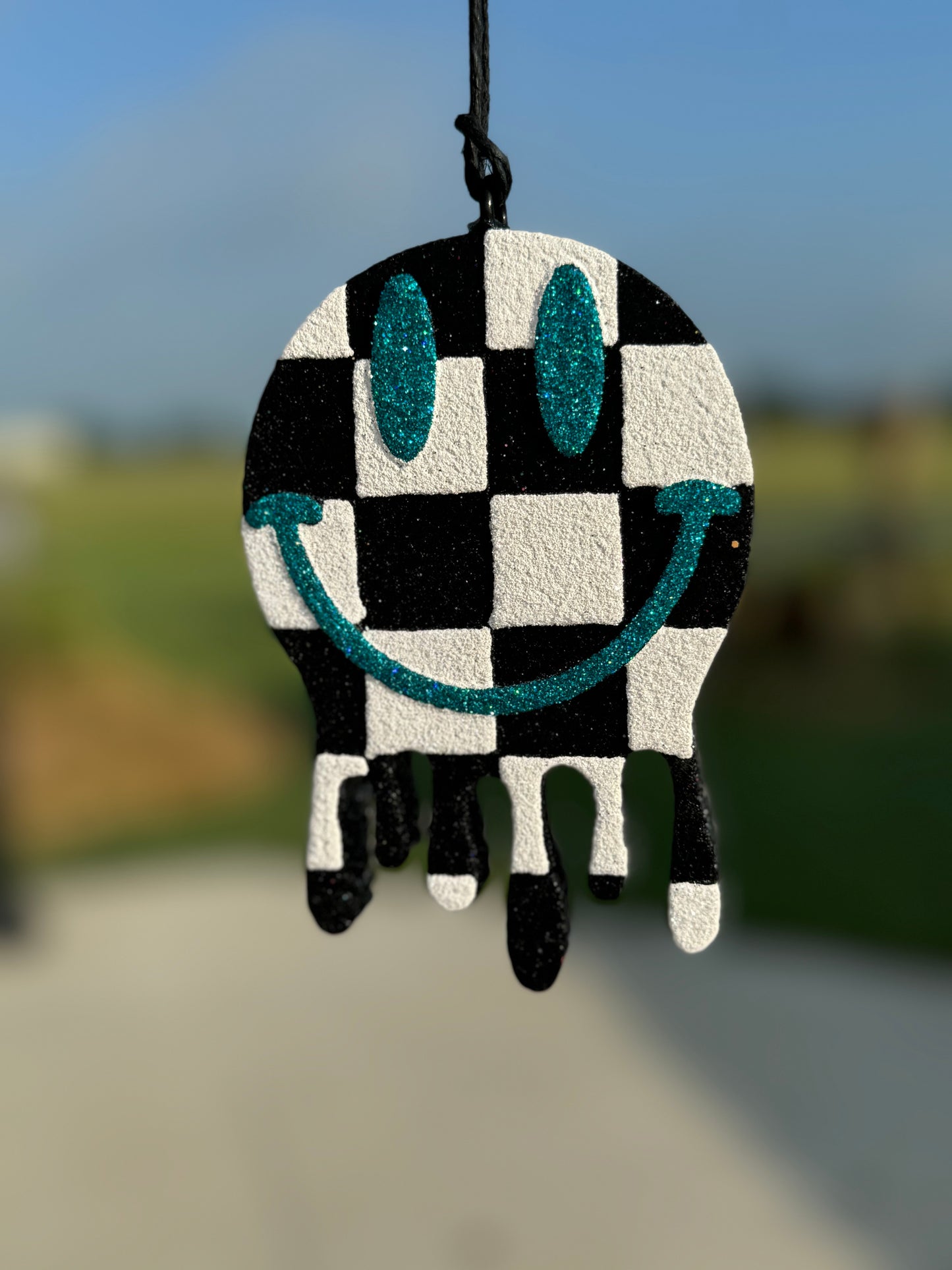 Checkered Drip Smiley