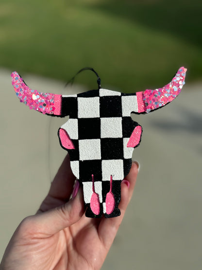 Checkered Aztec Bull (large)