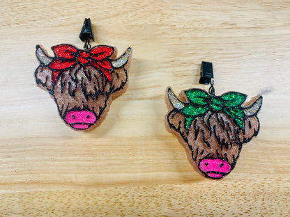 Highland Cow Vent Clip (Set of 2)