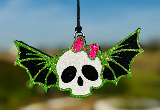 Skeleton Skull Bat