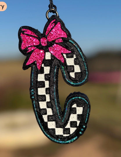 Checkered Letter C