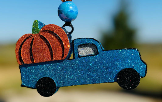 Truck with Pumpkin