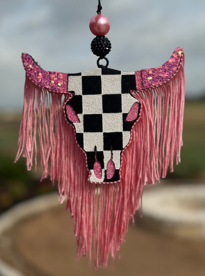 Checkered Aztec Bull (large)