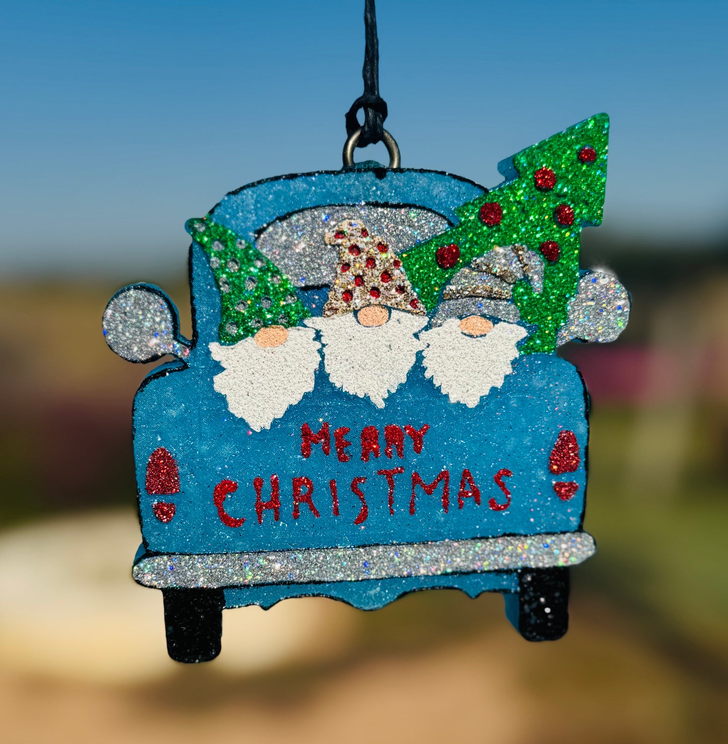 Christmas Truck with Gnomes