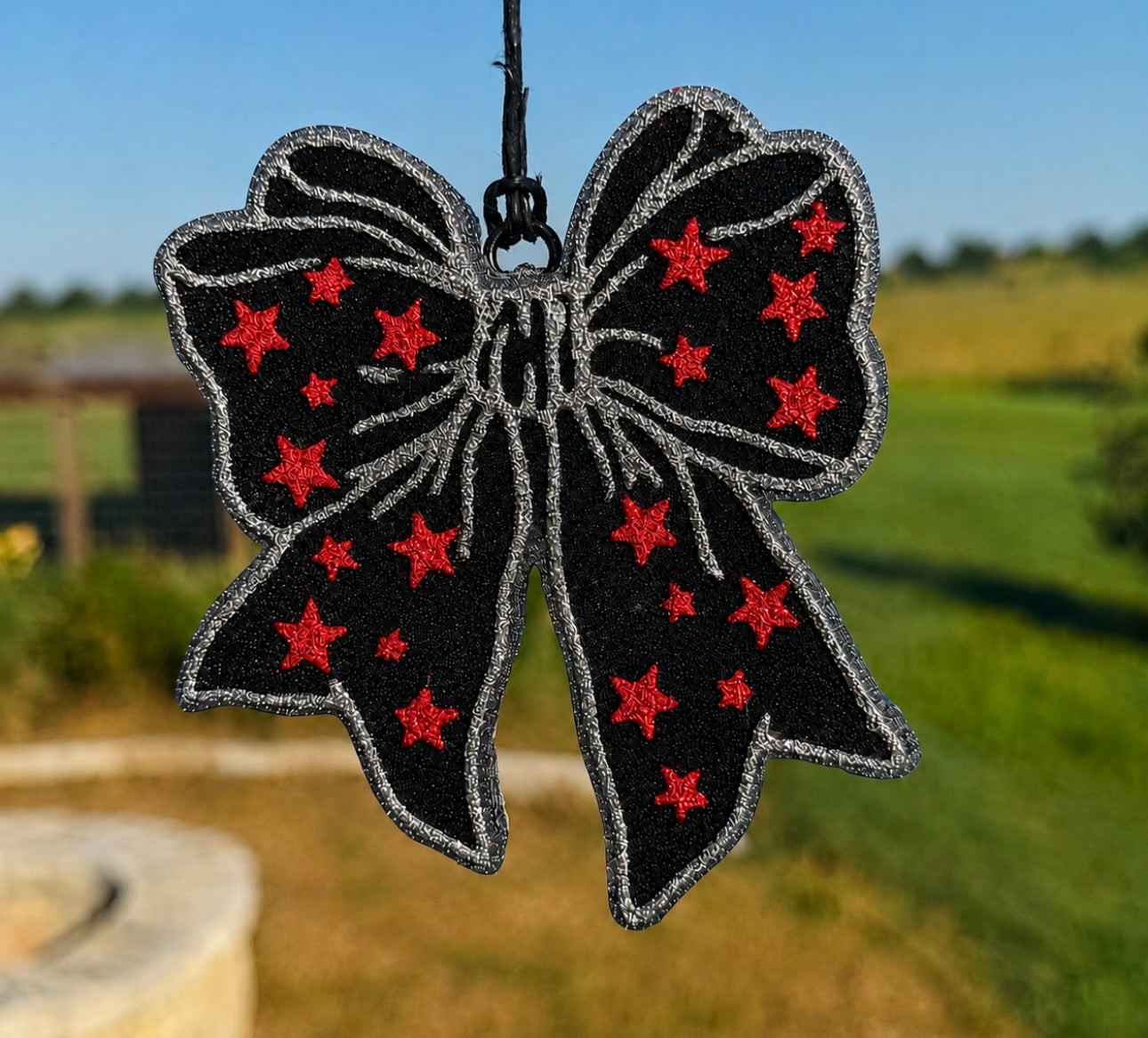 Bow with Stars Freshie