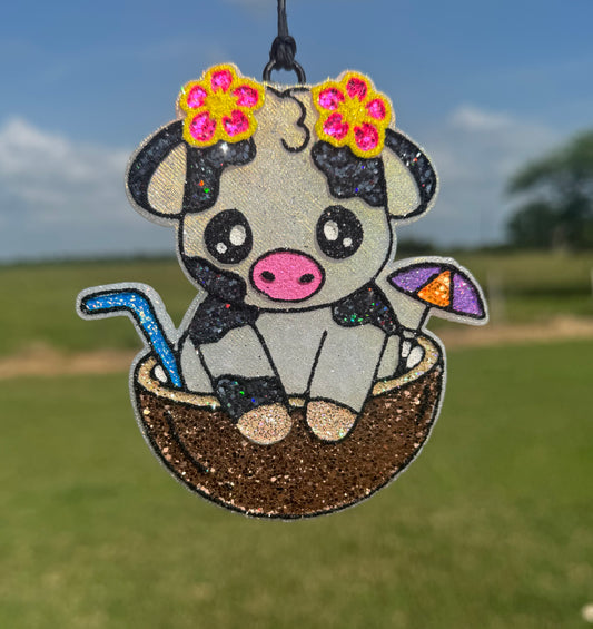 Holstein Cow in Coconut