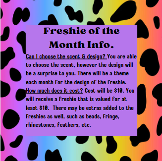 Freshie of the Month