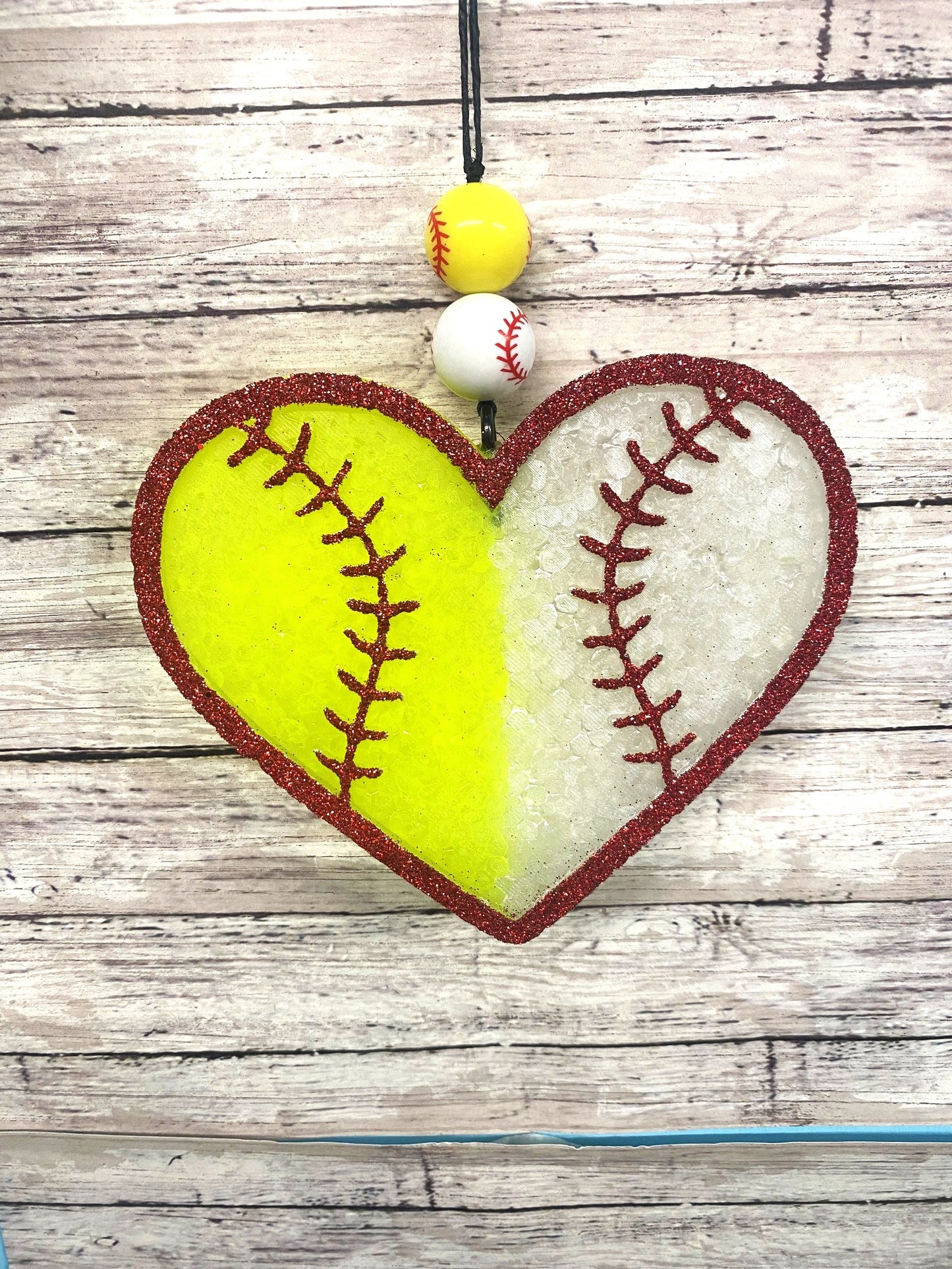 Softball/Baseball Heart - Large