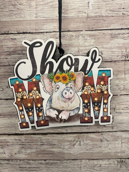 Show Mom- Cardstock Options- Cow, Pig, Goat