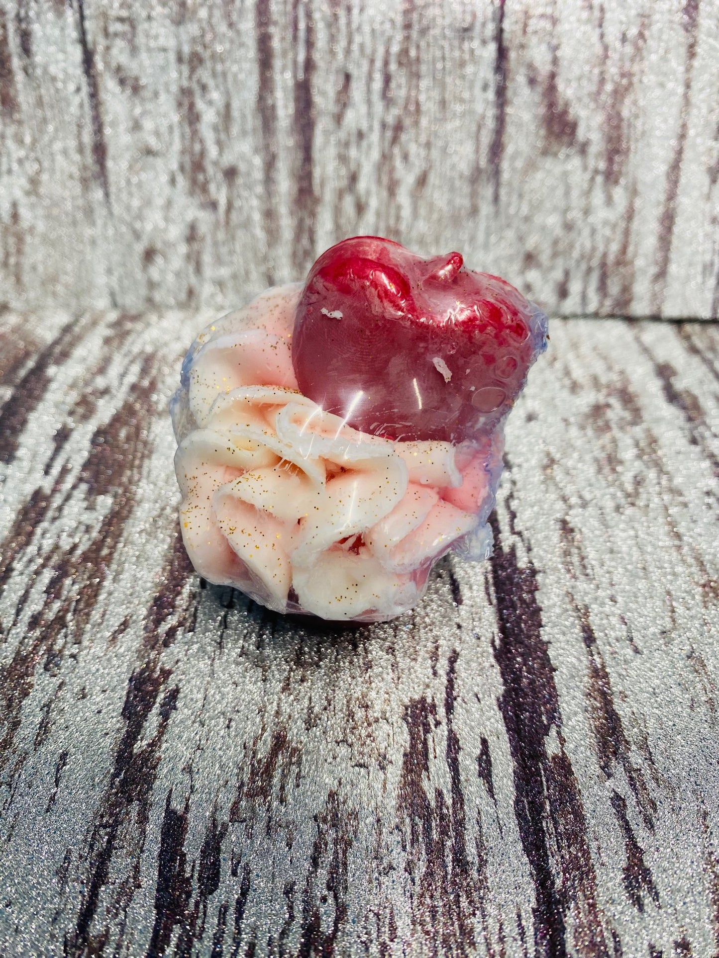 Wax Melt Cupcake- Candy Apple Scent