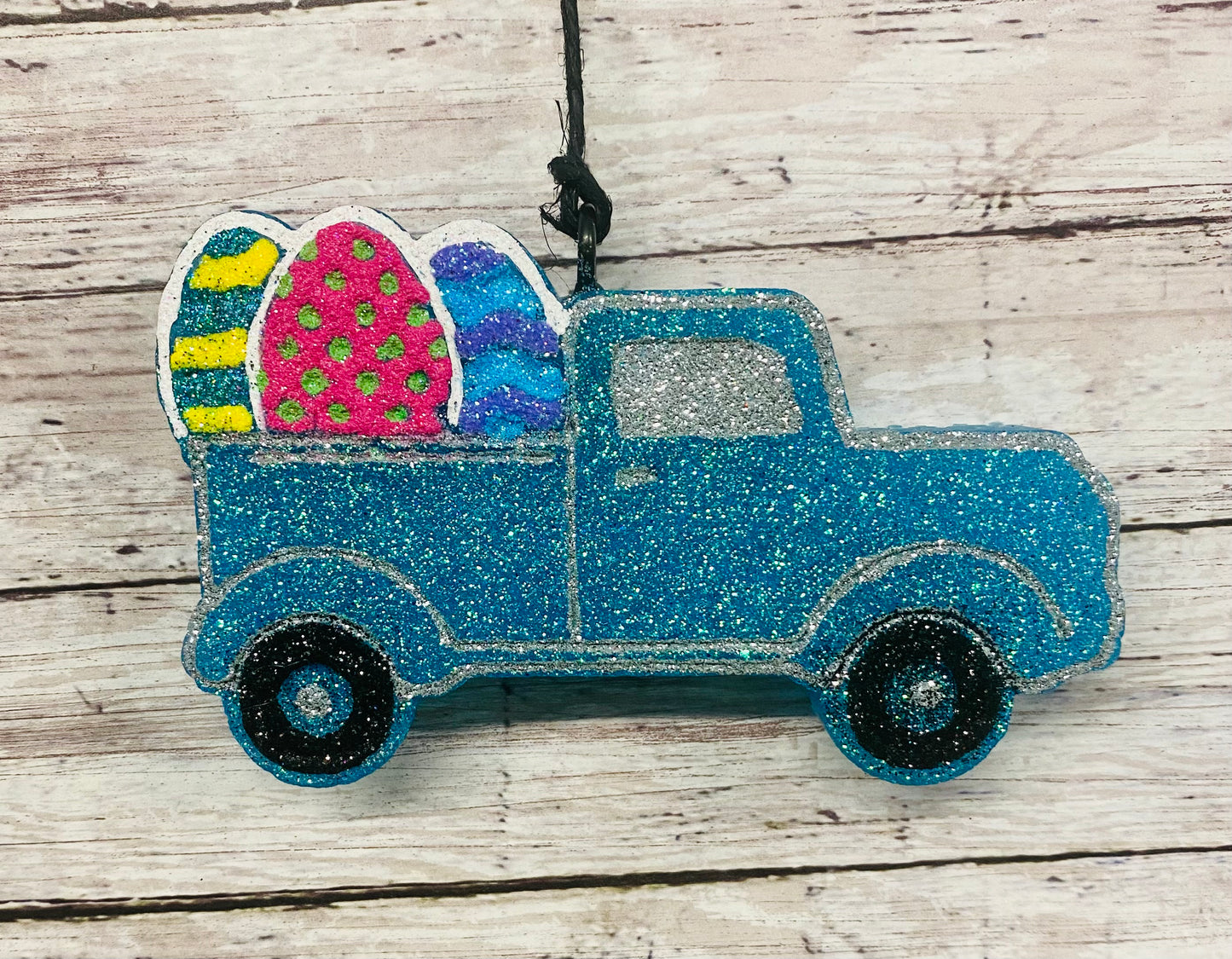 Truck with Easter Eggs