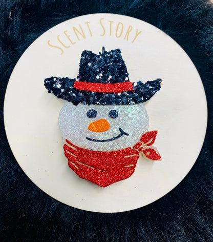 Cowboy Snowman