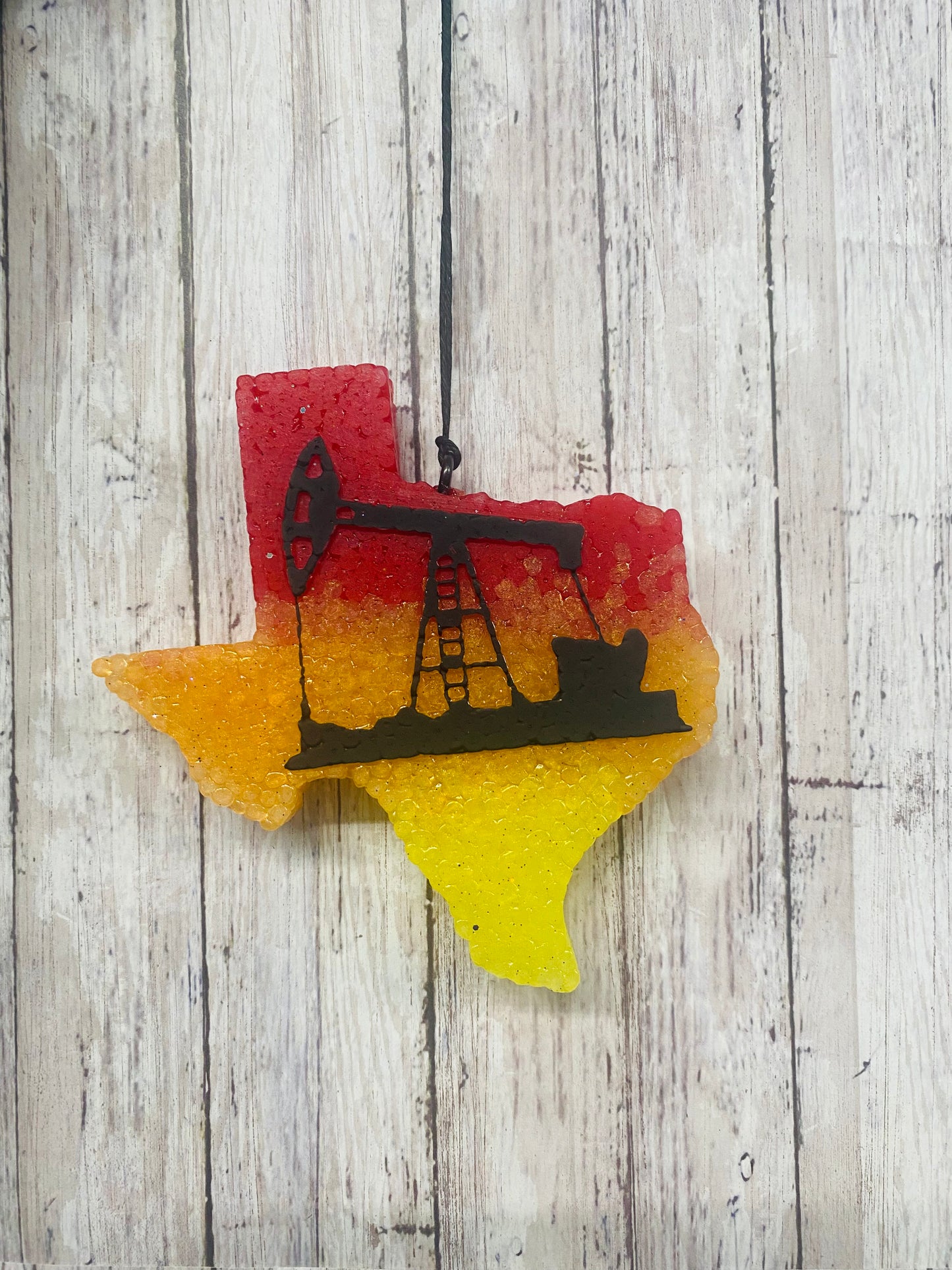 Texas with Oil Rig